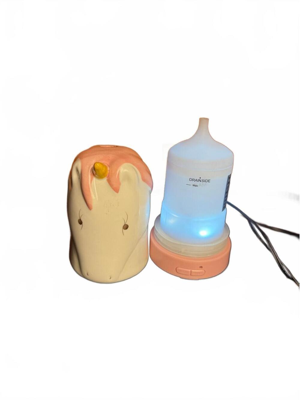 Vintage Ceramic Electric oil diffuser unicorn lights up - Picture 3 of 3